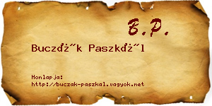 Buczák Paszkál névjegykártya